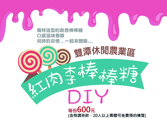您好棒棒~紅肉李棒棒糖DIY