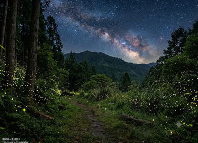 阿里山國家森林遊樂區-香雪山夜間觀星． 季節限定阿里山秘境賞螢觀...